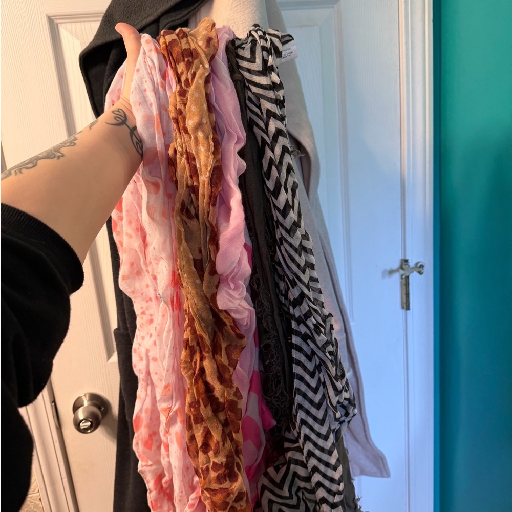 Colorful Patterned Scarves Collection